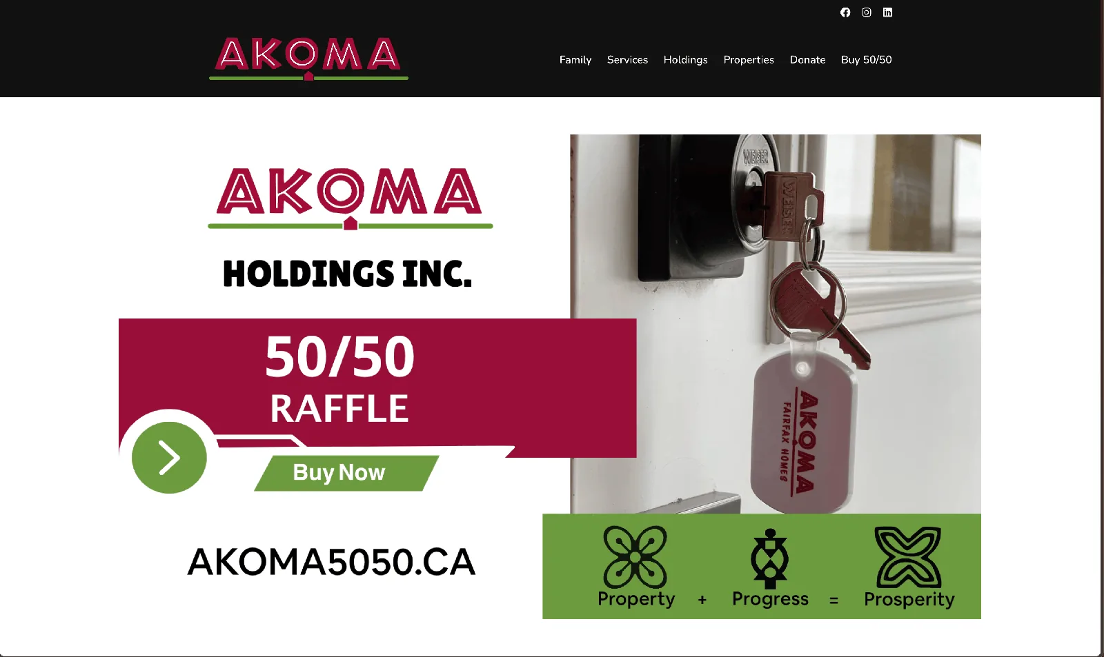 AKOMA website