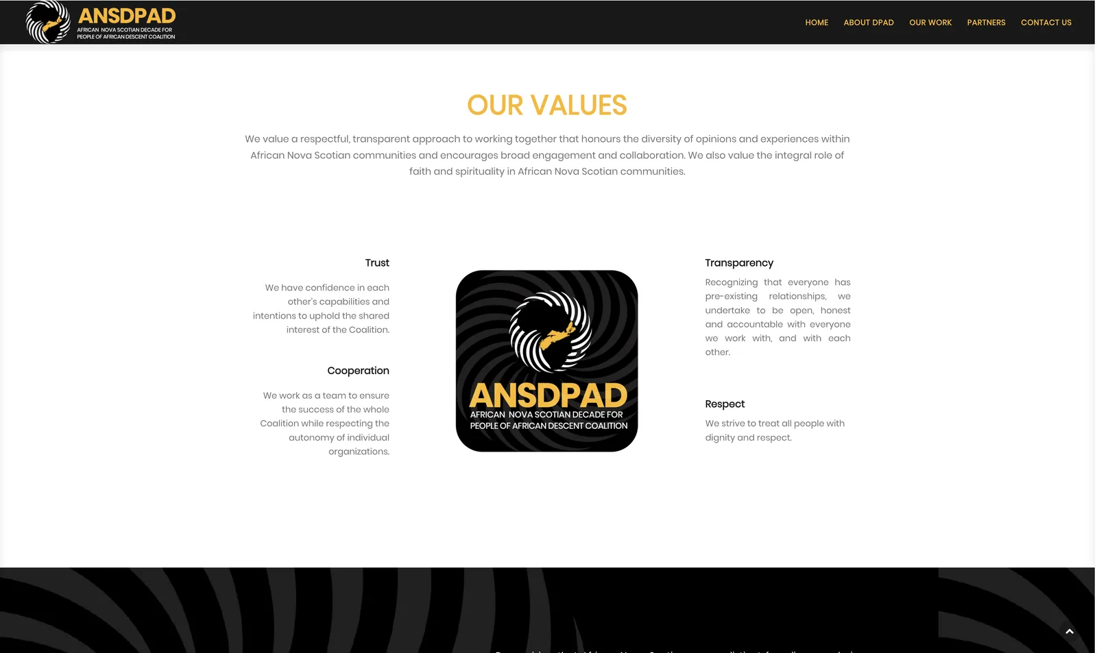 ANSDPAD website